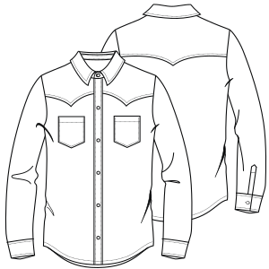 Moldes de confeccion para HOMBRES Camisas Camisa 770
